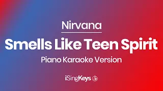 Smells Like Teen Spirit - Nirvana - Piano Karaoke Instrumental - Original Key