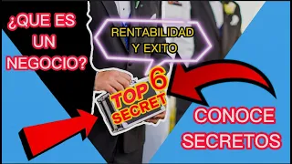 [QUE ES UN NEGOCIO]🗣️ 6 TIPS y SECRETOS para un negocio EXITOSO 💵