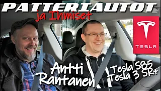 24. Patteriautot ja Ihmiset, Antti Rantanen, 85 000km/vuosi Tesla S:llä! #sähköautomiehet