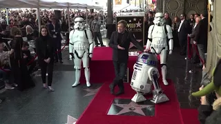 Star Wars actor Mark Hamill gets star on Hollywood Boulevard