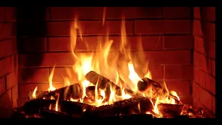 30 Minute Cozy Fireplace Music Experience for Peace & Relaxation in 4K