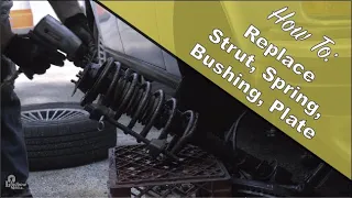 How to Replace the Front Struts, Springs, Tower Bushings and Plates on a Volvo 240