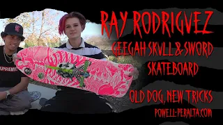 GeeGah Skull & Sword Skateboard