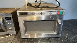 Stripping and scraping a microwave ( part 1 of 3 ) (asmr) lots of goodies inside