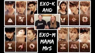 Baby EXO-L reacts to EXO-K & EXO-M Mama MVs