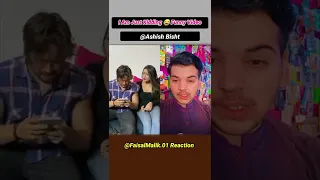 I AM JUST KIDDING 😂 @TheAshishbisht Funny Video || #shorts Faisal Malik.01 Reaction