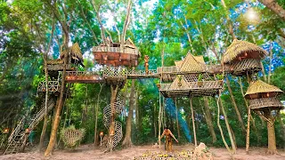 Build The Bamboo Bridge For My Beautiful Bamboo Treehouse Villa