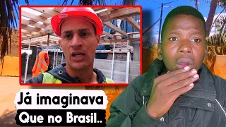 Brasileiro foi ser pedreiro em Portugal pra ganhar melhor, mais notou que no Brasil é..