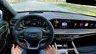 2025 FORD Explorer ST-line (300 Hp) Drive! Acceleration, Sound Insulation, Self-driving...