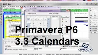 Primavera P6 3.3 Calendars (Work hours and days)