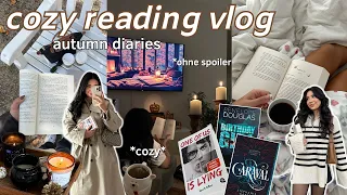 fall reading vlog 🎃🧸🕯✨ (neue Empfehlungen, herbst vibes, spoiler free)