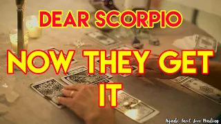 SCORPIO NOW THEY GET IT, JUNE 2021 TAROT LOVE READING