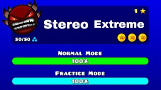 Усложняю Stereo Madness до сложности Extreme Demon | Geometry Dash