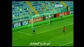 الاشواط الاضافية وركلات الترجيح  شباب العراق وكوريا كاس العالم للشباب 2013