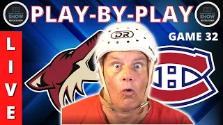 NHL GAME PLAY BY PLAY: CANADIENS VS COYOTES