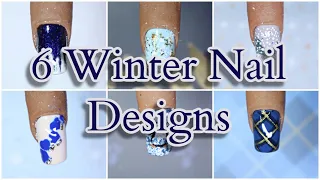 New!❄️Winter Compilation❄️ | 6 Winter Nail Designs | Best Nail Art & Designs