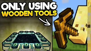 Can I Beat Hardcore Minecraft With Only Wooden Tools?