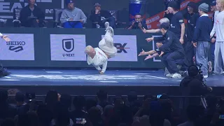 BOTY 2022 OKINAWA JAPAN WORLD FINAL | BBOY kazino のフリーズがガチギマりした後のBBOY TAISUKEの無駄のない返しが激熱ｗ