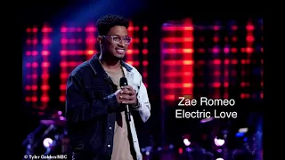 Zae Romeo - Electric Love | The Voice 2021 | Lyrics Video