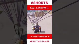 Fast Landing In Bgmi 🛬 || Arbu The Gamer #shorts #viralshorts #bgmi