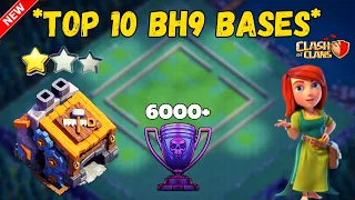 🔥Top 10🔥 NEW BH9 BASE 2022 (Anti 2 Star) | Best Builder Hall 9 Base With Link | Clash of Clans