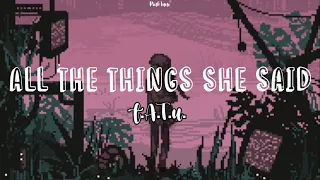 t.A.T.u. - All The Things She Said (Lyrics in 8D) "All the things she said, Runnin' through my head"
