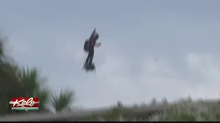 French man flies across English Channel on hoverboard