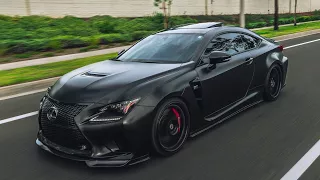 INSANE looking Lexus RCF! Fully murdered out!