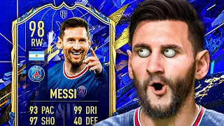 ТОТИ МЕССИ 98 В ПАКЕ #FIFA22 😱😱  #TOTY #MESSI98