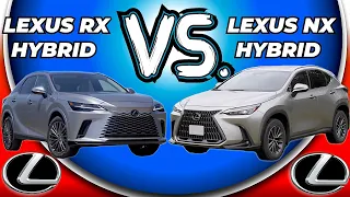 New Lexus Lexus RX hybrid VS New Lexus NX Hybrid comparison