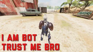 Pretending To Be A Skilled Bot In Rank (Fake Noob)