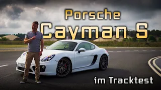Porsche Cayman S Boxer Test Drive on Racetrack in Berlin / Brandenburg  POV Review