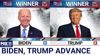 California primary results: Biden, Trump win presidential primaries