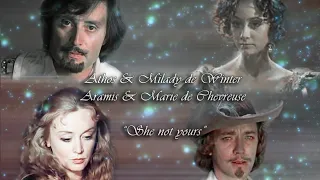 athos&milady + aramis&marie | she is not yours