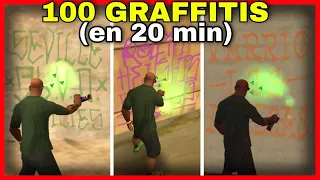 🔥Pintando los 100 GRAFITIS de GTA San Andreas - Ubicación de TODOS los GRAFITIS - Donde ENCONTRARLOS