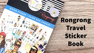 NEW Happy Planner Rongrong Going Places Sticker Book // Travel Stickers