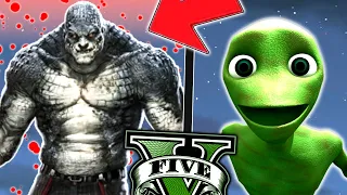 DAME TU COSITA CAÇANDO O HOMEM CROCODILO GIGANTE NO GTA 5 !! (Caçador de Lendas / Mistério)