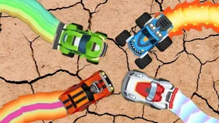 Snake.io HOW TO UNLOCK ALL 4 Racing Snakes Event skins | Snake Stomper