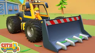 Construction Vehicles fixed water system for farm— Excavator, excavator, Bulldozer, Tractor for kids