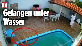 Gefährlicher Unfall: 13-Jährige ertrinkt beinahe im Pool