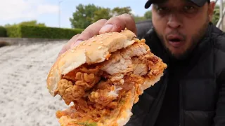 Honest REVIEW on the ZINGER STACKER Burger 🍔 (UK)