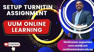SETUP TURNITIN ASSIGNMENT -UUM ONLINE LEARNING