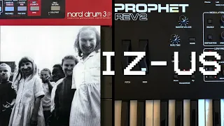 APHEX TWIN - Iz-Us (Nord Drum 3P & Prophet REV2 Cover, feat. @JannisLeWolff )