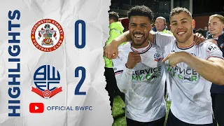 HIGHLIGHTS | Accrington Stanley 0-2 Bolton Wanderers