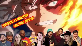 Todoroki vs Midoriya Full Fight(minimum talking) Reaction Mashup