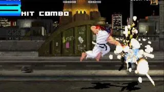 MK VS SF:Ryu VS Scorpion