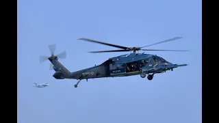 築城基地航空祭2022 航空自衛隊 U-125 UH-60J 救難展示