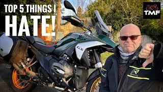 New BMW R1300 GS - Top 5 things I hate