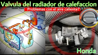 Como ajustar y como funciona la valvula del radiador de calefaccion (aire caliente)
