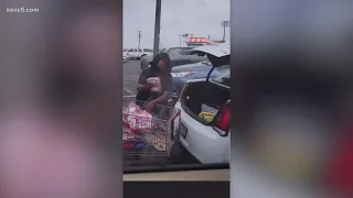 Video shows woman stealing more than $2,000 worth of meat from H-E-B